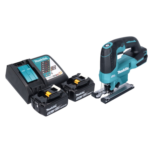 Makita DJV 184 RT cordless pendulum action jigsaw 18 V brushless + 2x battery 5,0 Ah + charger
