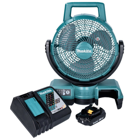 Makita DCF 203 RA1 Akku Lüfter Ventilator 14,4 V - 18 V + 1x Akku 2,0 Ah + Ladegerät