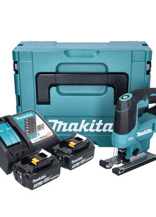 Makita DJV 184 RFJ Akku Pendelhub Stichsäge 18 V Brushless + 2x Akku 3,0 Ah + Ladegerät + Makpac - Toolbrothers