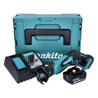 Makita DJR 185 RT1J cordless reciprocating saw 18 V + 1x battery 5.0 Ah + charger + Makpac