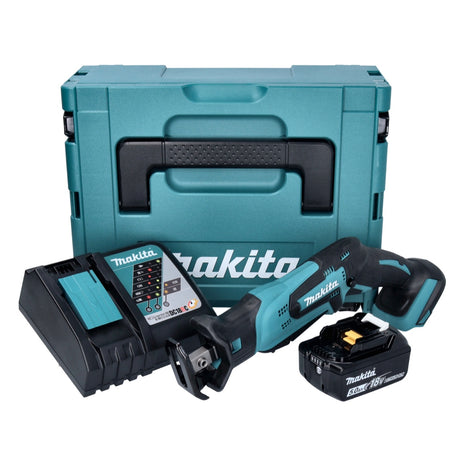 Sega alternativa a batteria Makita DJR 185 RT1J 18 V + 1x batteria 5,0 Ah + caricabatterie + Makpac