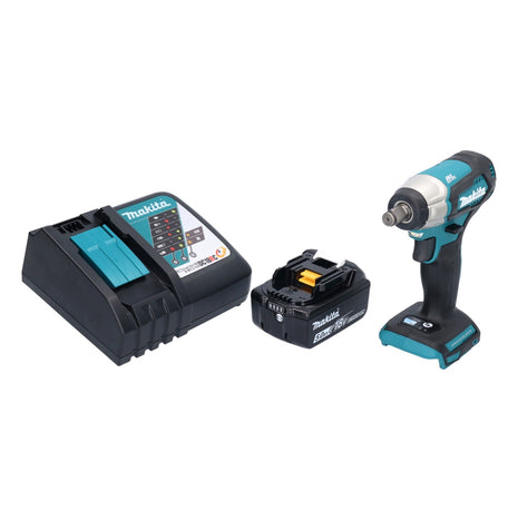 Makita DTW 181 RT1 Atornillador de impacto inalámbrico 18 V 210 Nm 1/2" sin escobillas + 1x batería 5,0 Ah + cargador