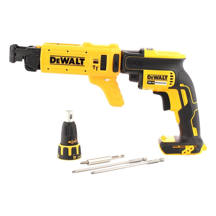 DeWalt DCF 620 P2K cordless drywall screwdriver 18 V 30 Nm brushless + 2x rechargeable battery 5.0 Ah + charger + magazine attachment + TSTAK