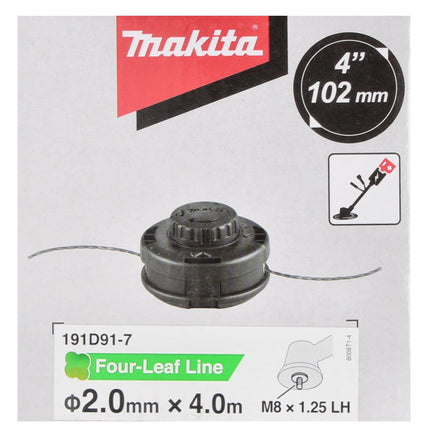 Cabezal de rosca Makita Tap&Go 2,0 mm 2 uds. ( 2x 191D91-7 ) para cortabordes inalámbrico de 18 V DUR 187 y DUR 188