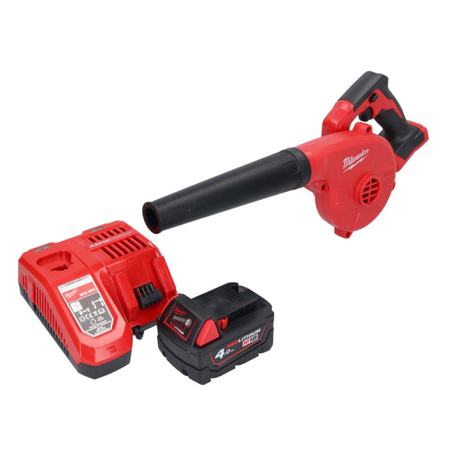 Milwaukee M18 BBL-401 cordless blower 18 V + 1x battery 4.0 Ah + charger