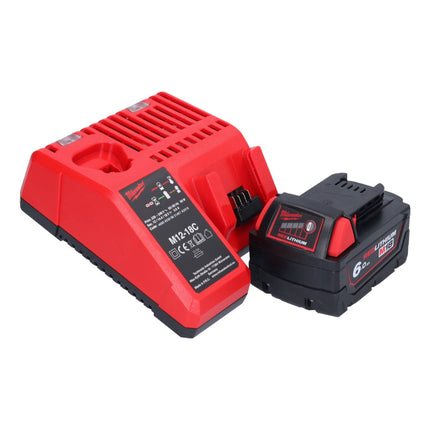 Soplador de aire caliente a batería Milwaukee M18 BHG-601 18 V 470 °C + 1x batería 6,0 Ah + cargador