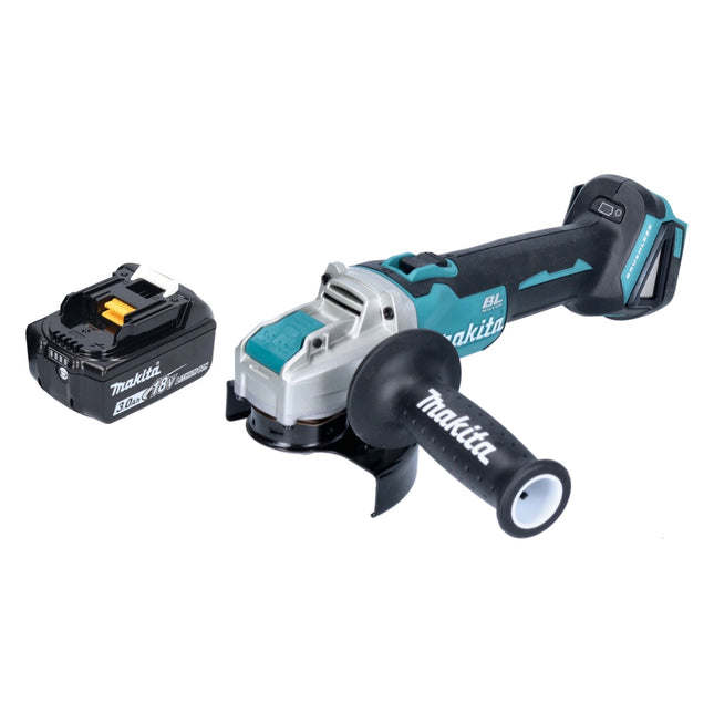 Makita DGA 521 F1X1 Smerigliatrice angolare a batteria 18 V 125 mm X-LOCK Brushless + 1x batteria ricaricabile 3,0 Ah - senza caricatore