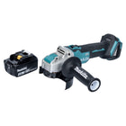 Makita DGA 521 M1X1 Amoladora angular sin cable 18 V 125 mm X-LOCK Brushless + 1x batería 4.0 Ah - sin cargador