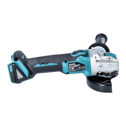 Makita DGA 521 M1X1 Cordless angle grinder 18 V 125 mm X-LOCK Brushless + 1x battery 4.0 Ah - without charger