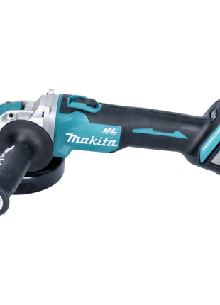 Makita DGA 521 RM1X1 cordless angle grinder 18 V 125 mm X-LOCK Brushless + 1x rechargeable battery 4.0 Ah + charger