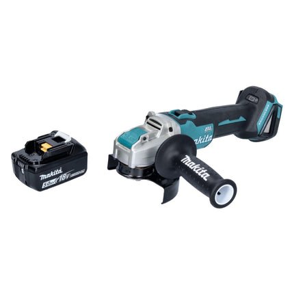 Makita DGA 521 T1X1 Smerigliatrice angolare a batteria 18 V 125 mm X-LOCK Brushless + 1x batteria ricaricabile 5,0 Ah - senza caricatore
