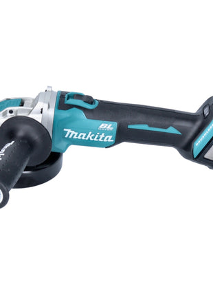 Makita DGA 521 RM1X1J Akumulatorowa szlifierka kątowa 18 V 125 mm X-LOCK Bezszczotkowa + 1x akumulator 4,0 Ah + ładowarka + Makpac