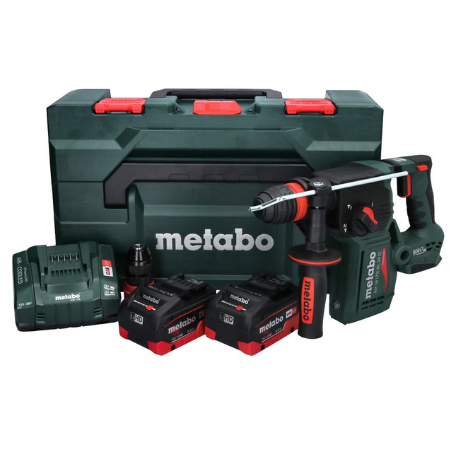 Metabo KH 18 LTX BL 24 Q cordless combihammer 18 V 2.2 J + 2x rechargeable battery 5.5 Ah + charger + metaBOX ( 601714660 )
