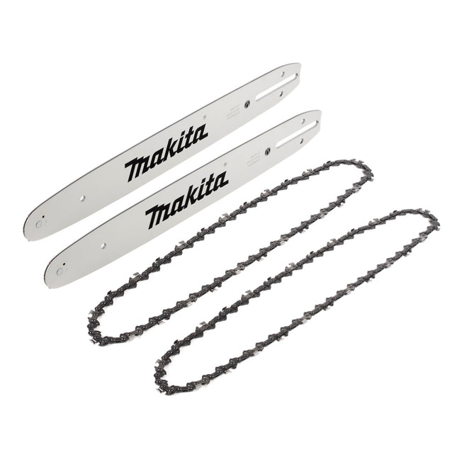 Makita Guide bars, 14"/ 35cm, 3/8", 1,1mm + 2x Saw chains, -52, 3/8", 1,1mm, 14"/35cm - 2pcs.