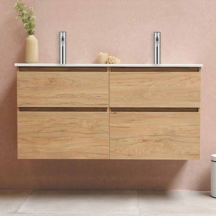 Rosenhahn & Söhne List M Badarmatur Wasserhahn Badezimmer - Armatur Bad [Chrom] - Heiß + Kalt Waschtischarmatur + Anschlussschläuche - Toolbrothers