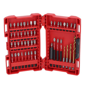 Milwaukee Shockwave Bit und Bohrer Set 1/4" 49 tlg. ( 4932472057 ) Schlagfest für Schlagschrauber