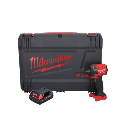 Milwaukee M18 FIW2F38-201X Cordless Impact Wrench 339 Nm 3/8 " 18V Brushless + 1x Battery 2.0 Ah + HD Box Case - without charger