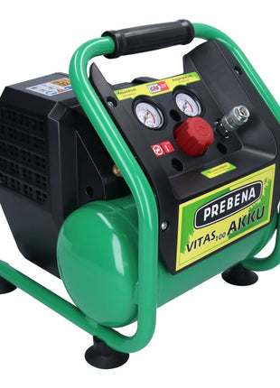 Prebena VITAS 100-AKKU Kompressor 18 V 5 l 8 bar CAS Brushless Solo - ohne Akku, ohne Ladegerät - Toolbrothers