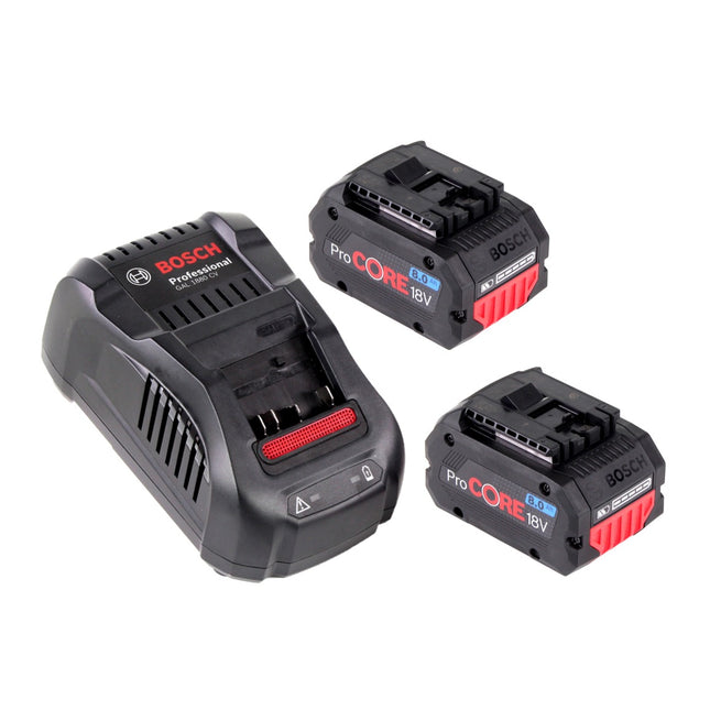 Bosch Starter Set Professional 18V: 2x ProCORE Batteries 8.0 Ah + GAL 1880 CV Charger (1600A01C4K)