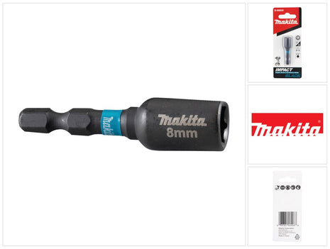 Makita B-66830 Llave de vaso SW8 50 mm 1/4" Impacto Negro