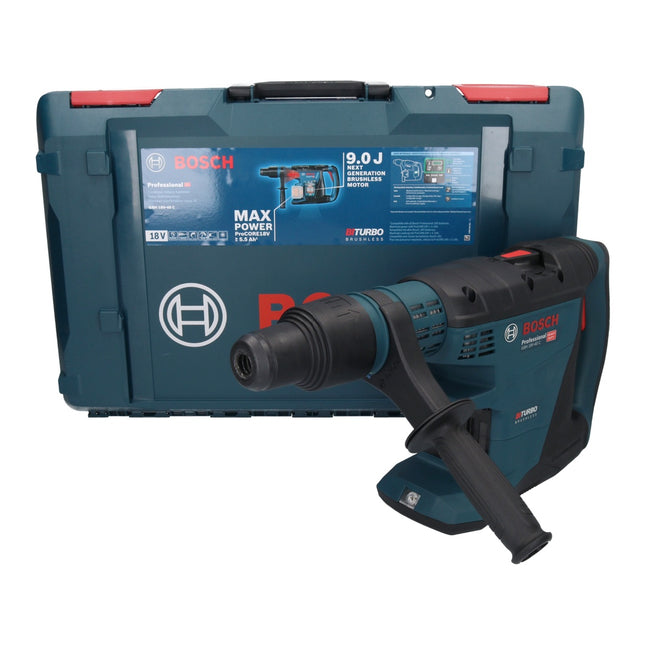 Bosch GBH 18V-40 C Professional Cordless Rotary Hammer 9.0 J 18V - SDS max - BITURBO - Brushless Solo + XL-BOXX Case - without battery, without charger (0611917100)