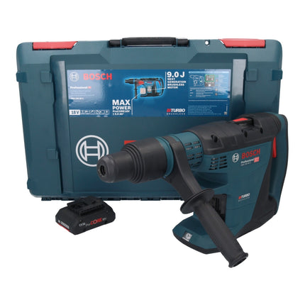 Bosch GBH 18V-40 C Professional Cordless Rotary Hammer 9.0 J 18V - SDS max - BITURBO Brushless + 1x ProCORE Battery 4.0 Ah + XL-BOXX Case