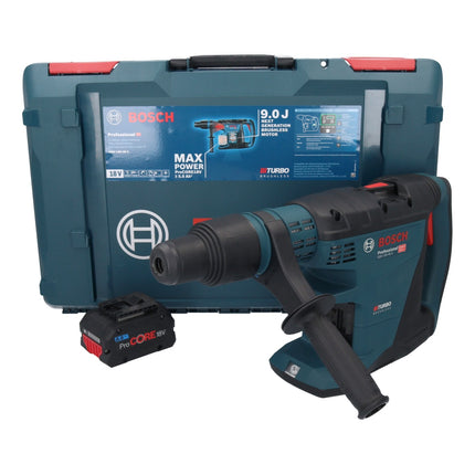 Bosch GBH 18V-40 C Professional Cordless Rotary Hammer 9.0 J 18V - SDS max - BITURBO Brushless + 1x ProCORE Battery 8.0 Ah + XL-BOXX Case