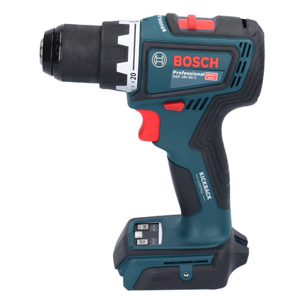 Bosch GSR 18V-90 C Taladro atornillador profesional a batería 18 V 64 Nm sin escobillas + 1x acumulador ProCORE 8,0 Ah + cargador + L-Boxx