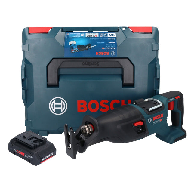 Bosch GSA 18V-28 cordless reciprocating saw 18 V BITURBO Brushless + 1x ProCORE battery 4.0 Ah + L-Boxx - without charger