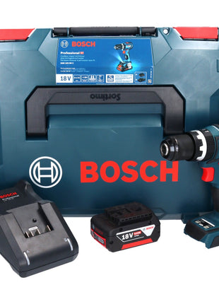 Bosch GSB 18V-90 C Professional Akku Schlagbohrschrauber 18 V 64 Nm Brushless + 1x Akku 5,0 Ah + Ladegerät + L-Boxx - Toolbrothers