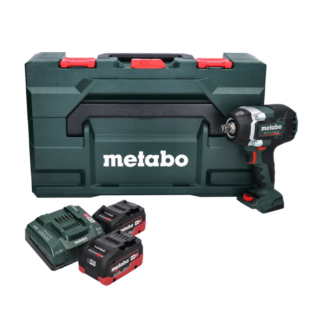 Avvitatore a impatto a batteria Metabo SSW 18 LTX 800 BL 18 V 800 Nm 1/2" Brushless + 2x batteria 8,0 Ah + caricabatteria + metaBOX