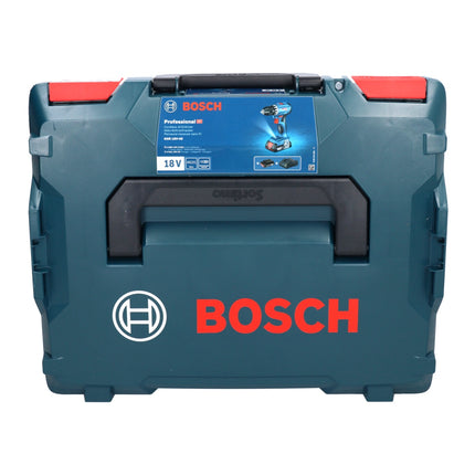 Bosch GSR 18V-45 cordless drill driver 18 V 45 Nm brushless + 1x rechargeable battery 5.0 Ah + L-Boxx - without charger