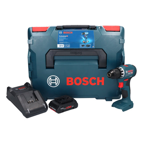 Bosch GSR 18V-45 cordless drill driver 18 V 45 Nm brushless + 1x ProCORE rechargeable battery 4.0 Ah + charger + L-Boxx