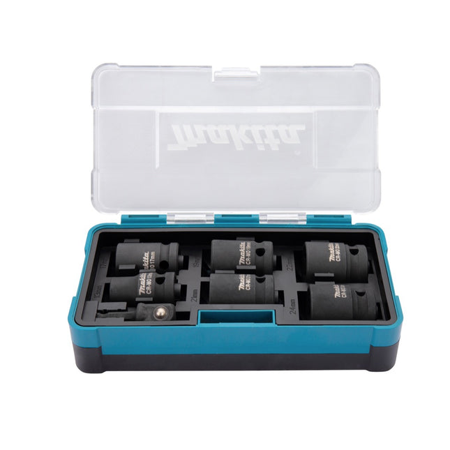 Makita B-69733 Juego de llaves de vaso Azul Negro 7 piezas 1/2" 13 17 19 21 22 24 mm