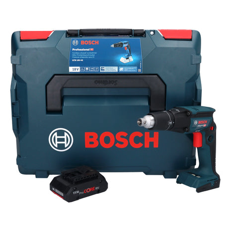 Bosch GTB 18V-45 avvitatore a batteria per cartongesso 18 V 32 Nm brushless + 1x batteria ricaricabile ProCORE 4,0 Ah + L-Boxx - senza caricabatterie