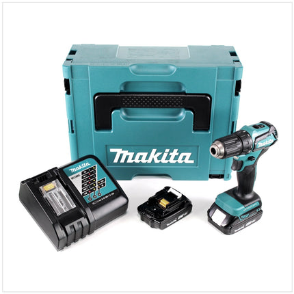 Makita DDF 483 RAJ Akku Bohrschrauber 18 V 40 Nm Brushless + 2x Akku 2,0 Ah + Ladegerät + Makpac