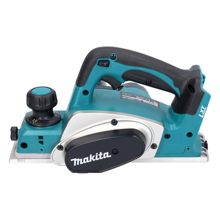 Makita DKP 180 RT1J Rabot sans fil 18 V 82 mm + 1x batterie 5,0 Ah + chargeur + Makpac
