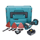 Makita DTM 52 M1JX4 Outil multifonctions sans fil 18 V Starlock Max Brushless + 1x batterie 4,0 Ah + kit accessoires + Makpac - sans chargeur