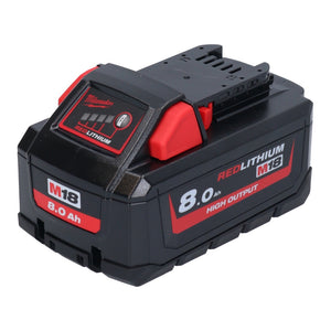 Milwaukee M18 HB8 Akku 18 V 8,0 Ah / 8000 mAh Li-Ion High Output ( 4932471070 ) mit Ladestandsanzeige