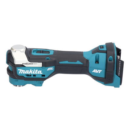 Makita DTM 52 RGJX4 Outil multifonctions sans fil 18 V Starlock Max Brushless + 2x batterie 6,0 Ah + chargeur + kit accessoires + Makpac