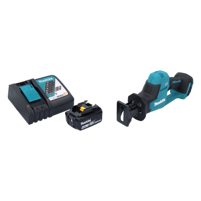 Makita DJR 189 RM1 Sierra de sable sin cable 18 V sin escobillas + 1x Batería 4.0 Ah + Ladegert