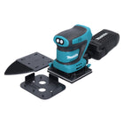 Makita DBO 480 Z Akku Schwingschleifer 18 V 112 x 102 mm Solo - ohne Akku, ohne Ladegerät