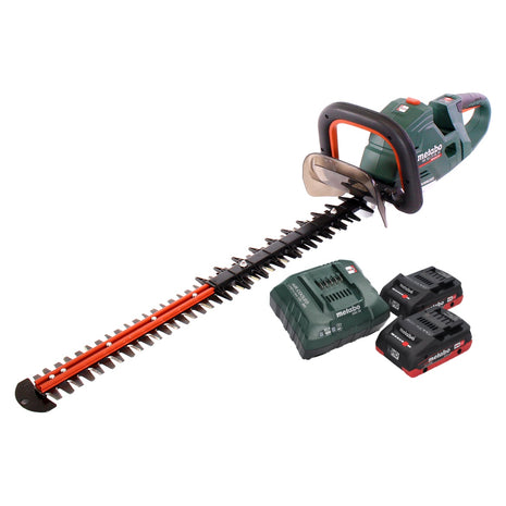 Metabo HS 18 LTX BL 65 Akku Heckenschere 18 V 60 cm Brushless + 2x Akku 4,0 Ah + Ladegerät - Toolbrothers