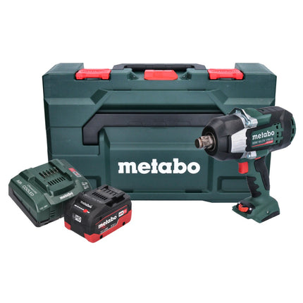 Metabo SSW 18 LTX 1750 BL cordless impact wrench 18 V 1750 Nm 3/4" brushless + 1x rechargeable battery 5.5 Ah + charger + metaBOX