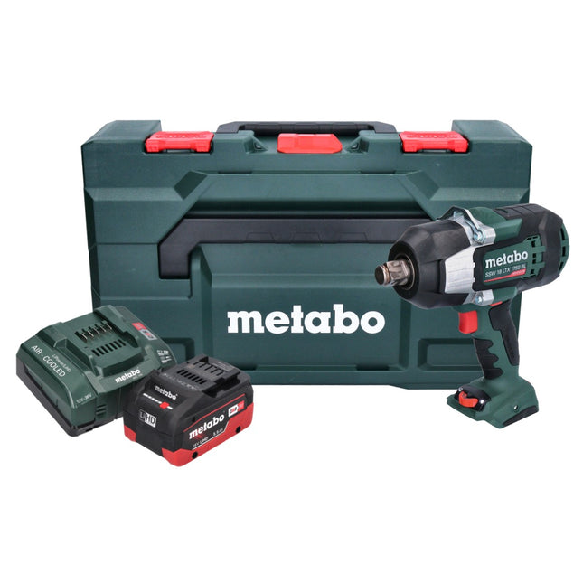 Metabo SSW 18 LTX 1750 BL avvitatore a impulsi a batteria 18 V 1750 Nm 3/4" brushless + 1x batteria ricaricabile 5,5 Ah + caricatore + metaBOX
