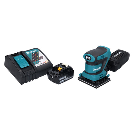 Makita DBO480RG1 Ponceuse vibrante sans fil 112 x 102mm 18V + 1x Batterie 6,0Ah + Chargeur