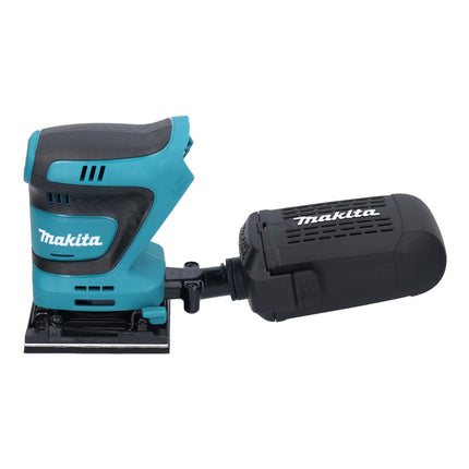 Makita DBO 480 G1J Levigatrice orbitale a batteria 18 V 112 x 102 mm + 1x batteria ricaricabile 6.0 Ah + Makpac - senza caricabatterie
