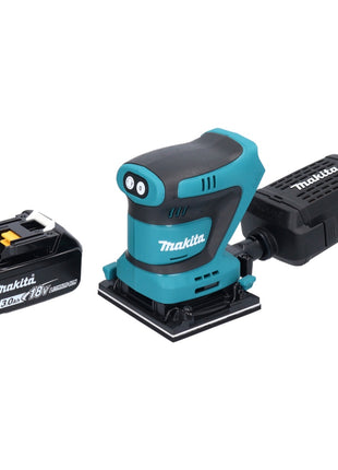 Makita DBO481F1 Cordless Finishing Sander 112 x 102mm 18V + 1x Battery 3.0Ah - without Charger