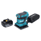 Makita DBO 481 F1 levigatrice orbitale a batteria 18 V 112 x 102 mm + 1x batteria ricaricabile 3,0 Ah - senza caricabatterie