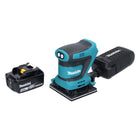 Makita DBO 481 M1 Lijadora orbital sin cable 18 V 112 x 102 mm + 1x batería recargable 4,0 Ah - sin cargador